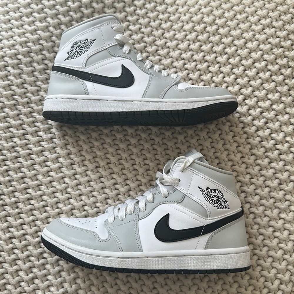 Grey Fog air Jordan’s, high tops